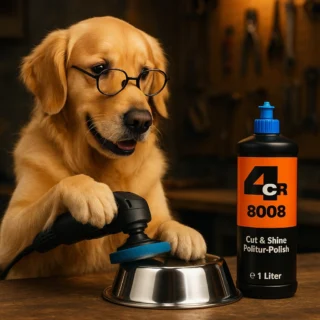 Make your life as easy as our social media admin.

8008 Cut & Shine: strong cut + high gloss — in one step.
Works on fresh and fully cured paint.

Just 8008.

#4CR #8008 #CutAndShine #carrefinish #detailingailing #bodyshop