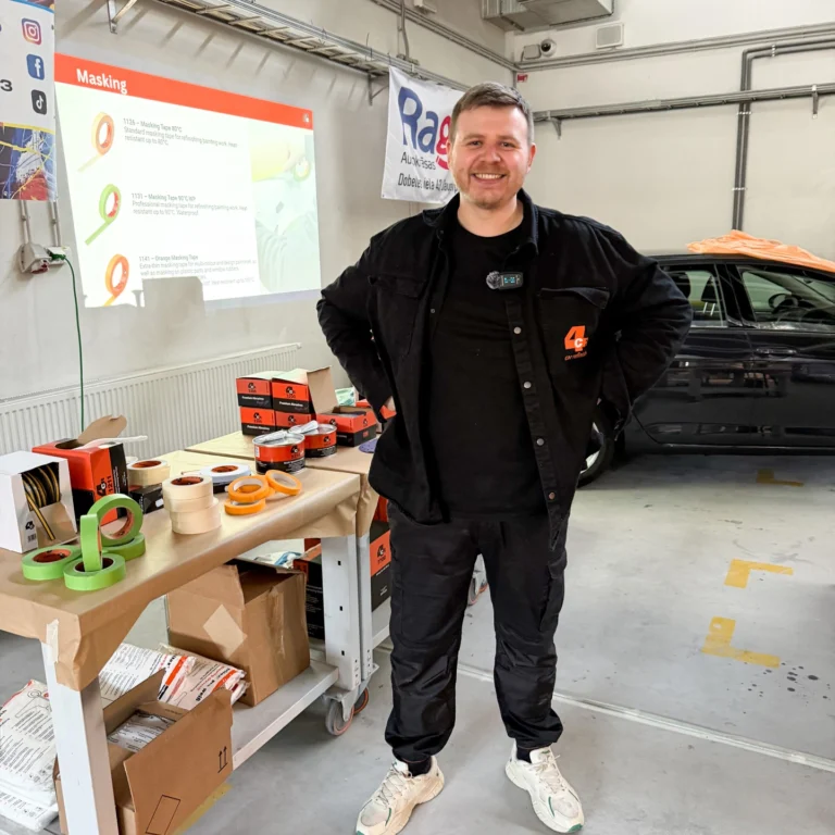 Inspiring to meet the next generation of refinish professionals! 🙌
We had the pleasure of running a theory + live demo session at Latgales Industriālais tehnikums in Latvia together with @rags_daugavpils - and it reached even more students via live stream.
Thanks for having us! 

#4CR #whatelse #Education #Latvia